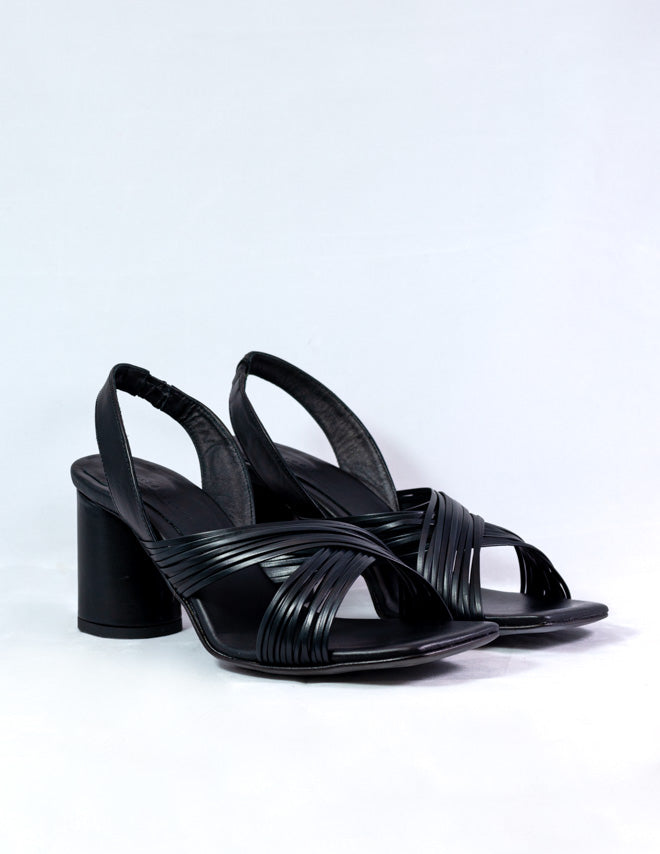 Ernesto Dolani Black Straps Sandal