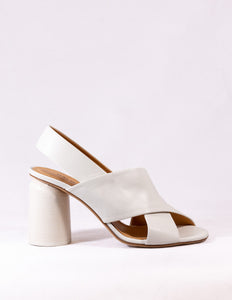 Halmanera White Cross Sandals | 1936