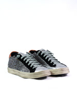 Load image into Gallery viewer, P448 Silver &amp; Print Casual Sneakers | 2224
