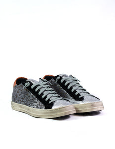 P448 Silver & Print Casual Sneakers | 2224