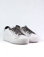 Load image into Gallery viewer, P448 White &amp; Jaguar Print Casual Sneakers | 2227
