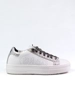Load image into Gallery viewer, P448 White &amp; Jaguar Print Casual Sneakers | 2227
