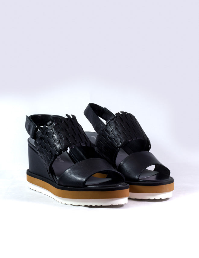 Patrizia Bonfanti Black Platform Sandals | 2222